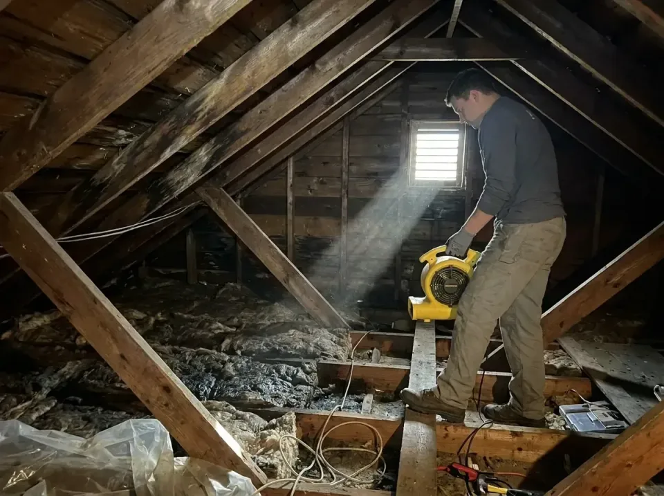 attic-water-damage-drying-proc-007 — frequently asked questions, Emergency Water Extraction & 24/7 Flood Response in La Blan…